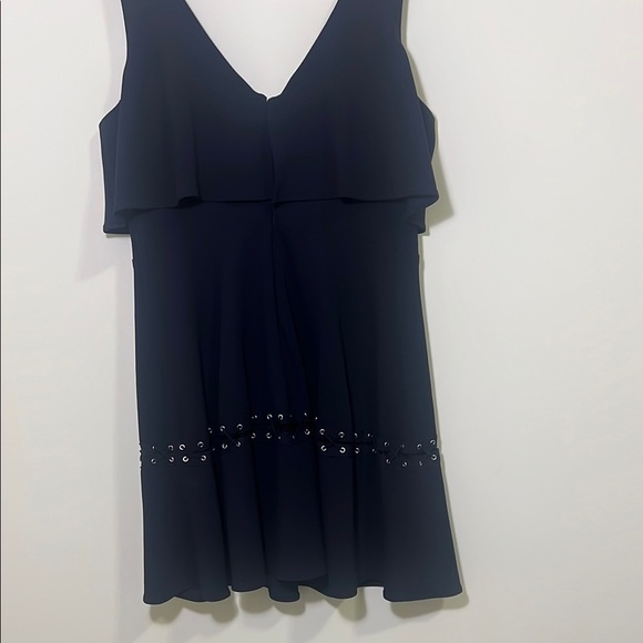 Belle Badgley Mischka Womens Navy Fiona Dress Size 14 - Picture 6 of 8